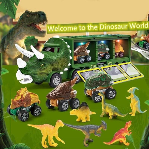 Dinosaur Transport Toy Car With Its Own Music and Lights