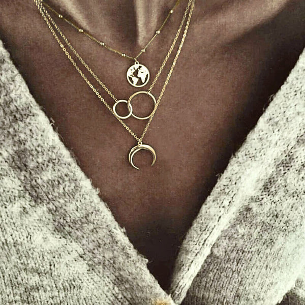 Adventure Seeker Multi Layered Necklace【50%OFF】